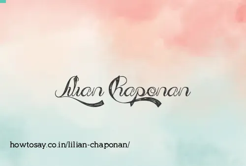 Lilian Chaponan