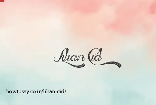 Lilian Cid