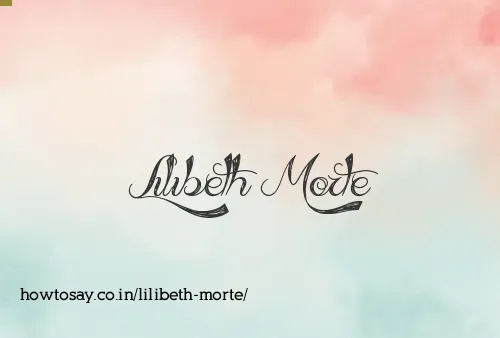 Lilibeth Morte