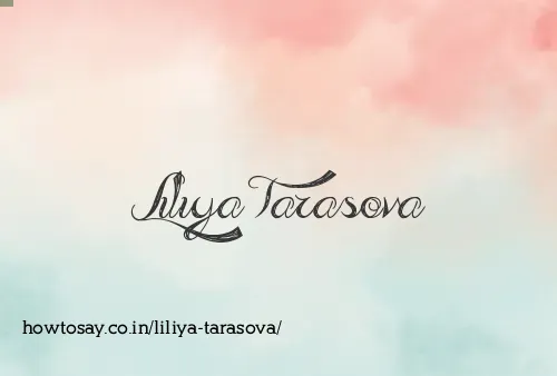 Liliya Tarasova