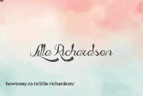 Lilla Richardson