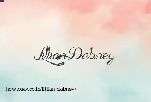 Lillian Dabney