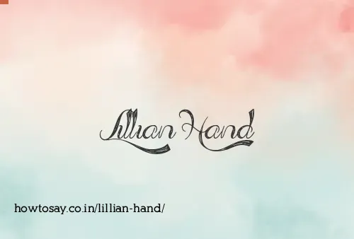 Lillian Hand