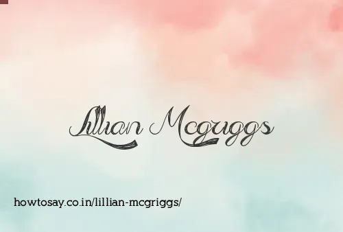 Lillian Mcgriggs