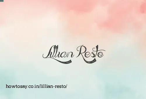 Lillian Resto