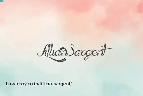 Lillian Sargent