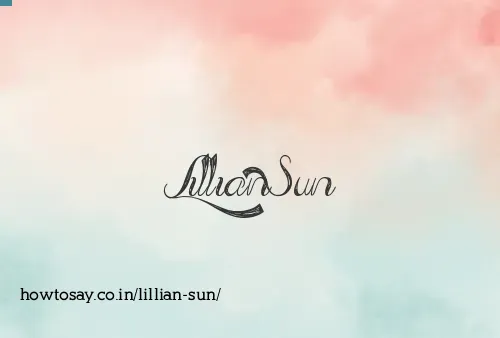 Lillian Sun