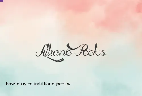 Lilliane Peeks