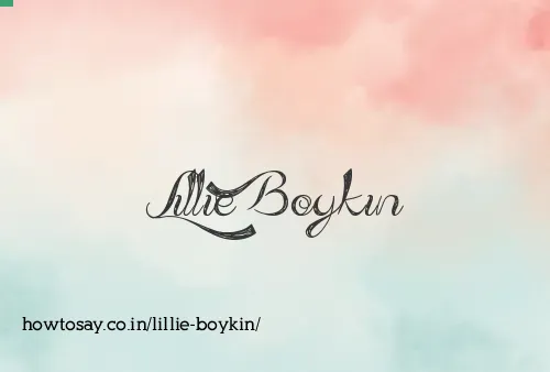 Lillie Boykin