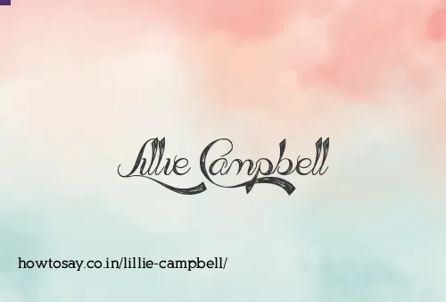 Lillie Campbell