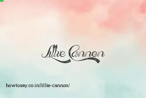 Lillie Cannon
