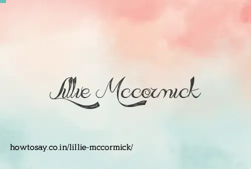 Lillie Mccormick