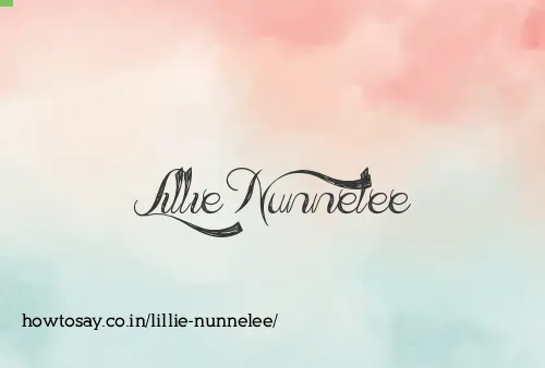 Lillie Nunnelee