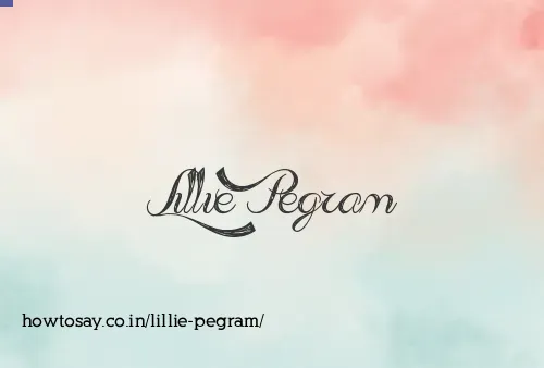 Lillie Pegram