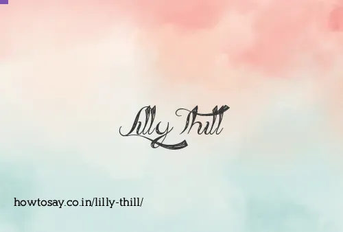 Lilly Thill