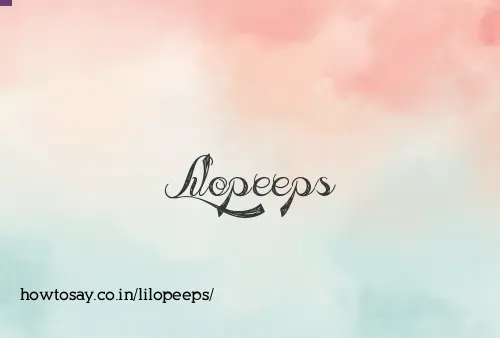 Lilopeeps