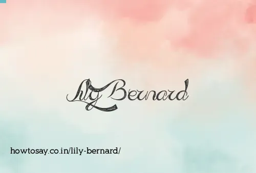 Lily Bernard
