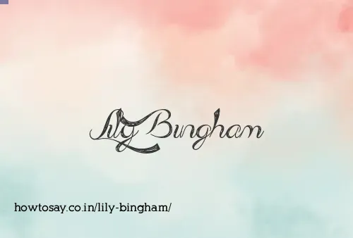 Lily Bingham