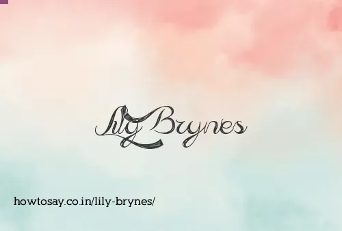 Lily Brynes