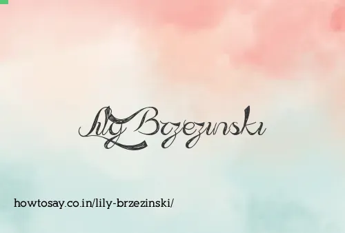 Lily Brzezinski