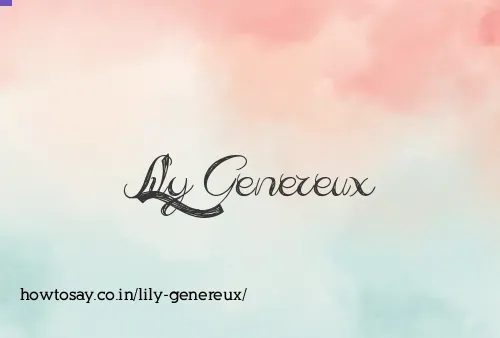 Lily Genereux