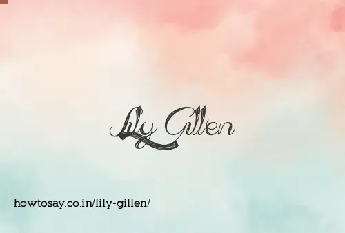 Lily Gillen