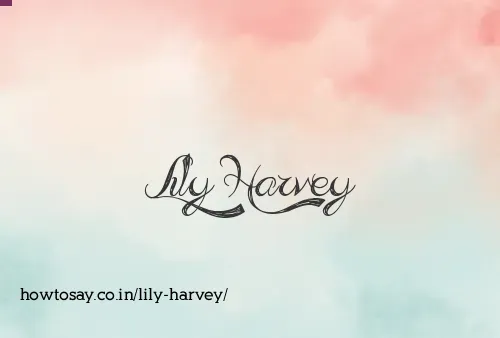 Lily Harvey