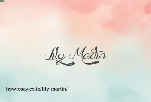 Lily Martin