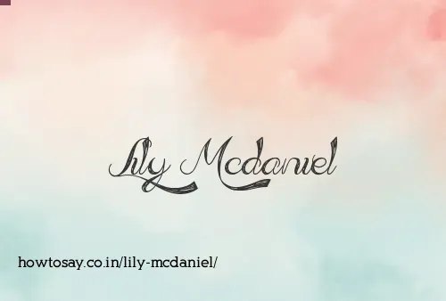 Lily Mcdaniel