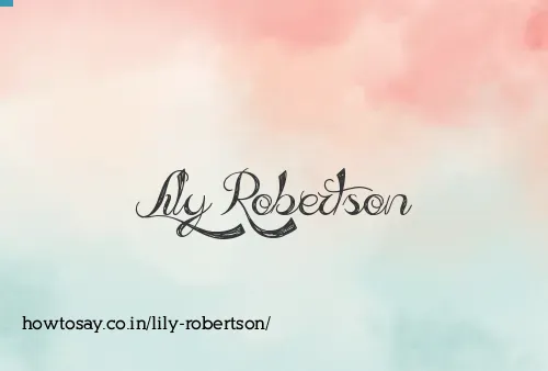 Lily Robertson