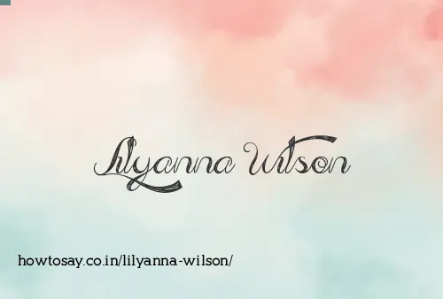 Lilyanna Wilson