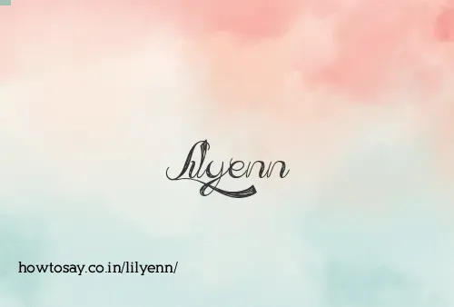 Lilyenn