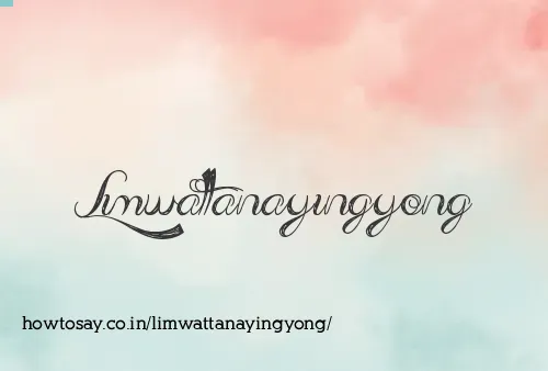 Limwattanayingyong