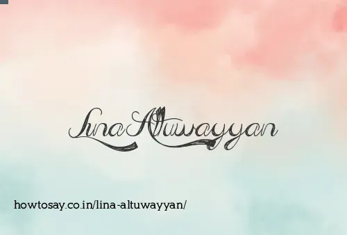 Lina Altuwayyan