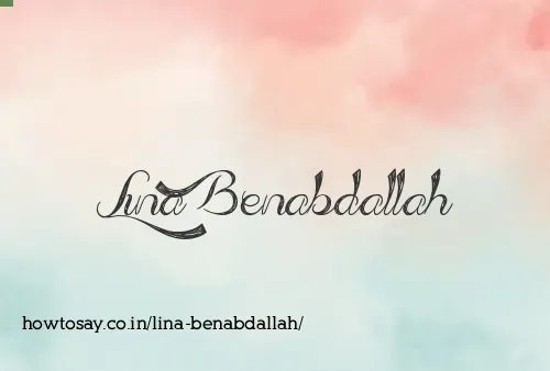 Lina Benabdallah