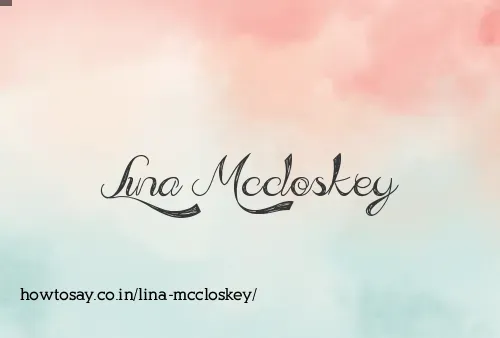 Lina Mccloskey