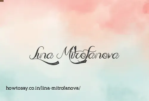 Lina Mitrofanova