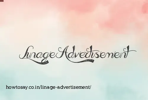 Linage Advertisement