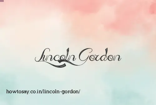 Lincoln Gordon