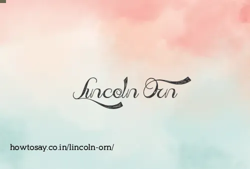 Lincoln Orn