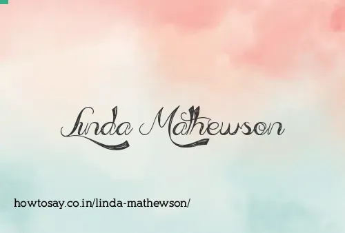 Linda Mathewson