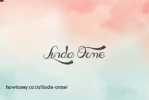Linda Orme