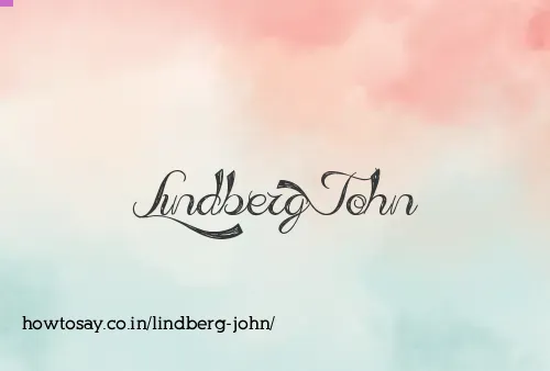 Lindberg John
