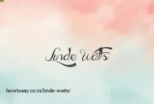 Linde Watts