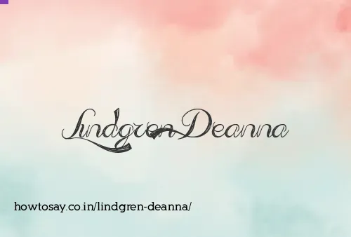 Lindgren Deanna