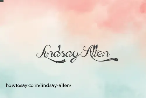Lindsay Allen
