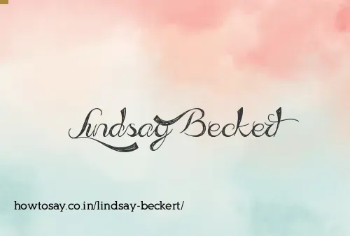 Lindsay Beckert