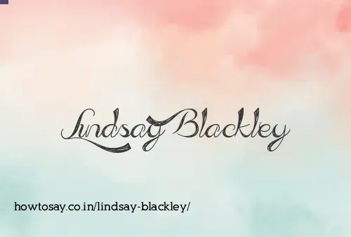 Lindsay Blackley