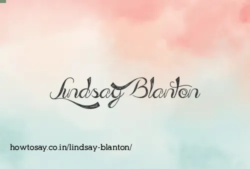 Lindsay Blanton