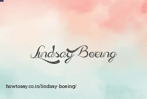 Lindsay Boeing